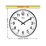 Infinity Instruments Profuse ITC Wall Clock, 20"Dia. (14246SV-830)~#|#~B2D9109A-6870-410A-A1F052FCAC218BE9_sc7
