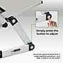 Uncaged Ergonomics WorkEZ Ergonomic Laptop Cooling Stand, Light Silver (WELS)~#|#~B2DAC617-CB37-4462-9DC16DC682D40027_sc7