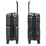InUSA Aurum 21.65" Hardside Suitcase, 4-Wheeled Spinner, TSA Checkpoint Friendly, Black (IUAUR00S-BLK)~#|#~B2DE4FE8-7BCF-4523-B59B9EE3ED538250_sc7