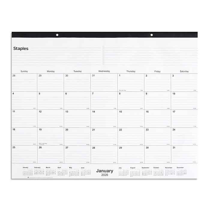 2021 Desk Calendar by AT-A-GLANCE, Monthly Desk Pad, 21-3