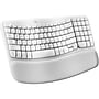 Logitech Wave Keys Wireless Ergonomic Keyboard, White (920-012402)~#|#~B2DF59F7-1399-4356-A98FF5F7EC57B88C_sc7