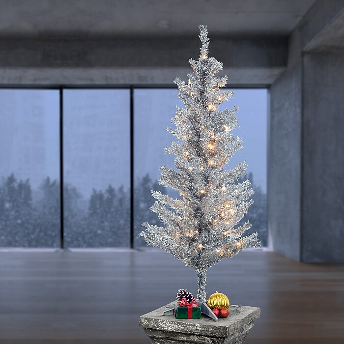 ✳︎new arrival✳︎christmastreeクリスマスツリー④white National Tree Company Tinsel Collection Artificial Christmas Tree