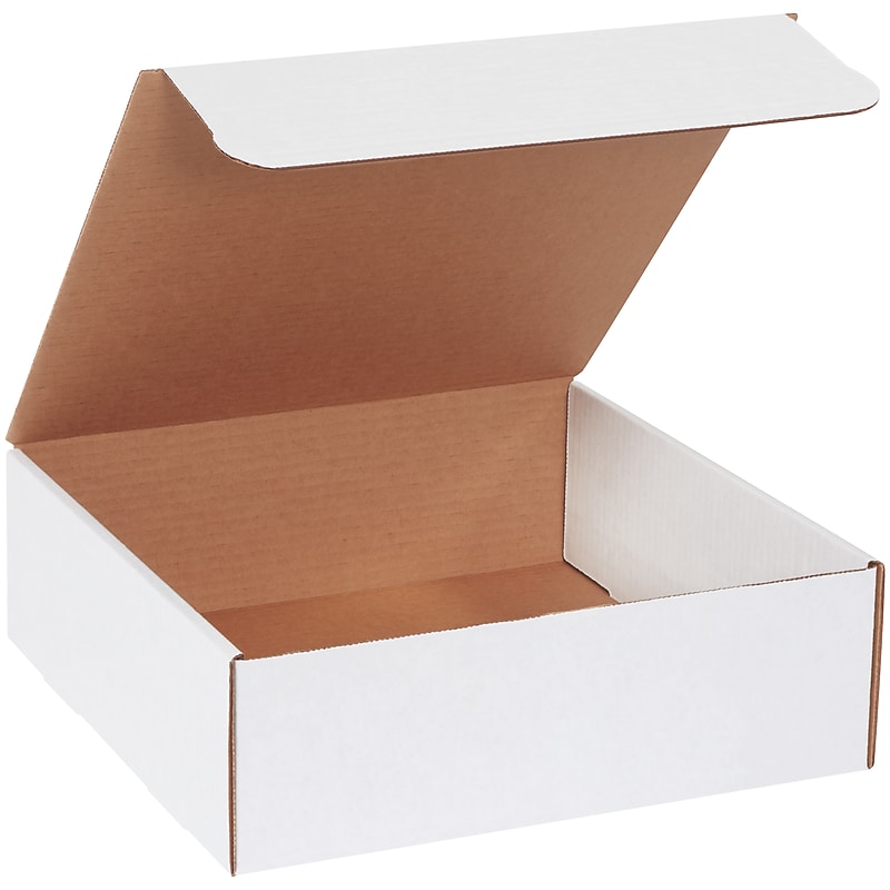12" x 12" x 4" Literature Mailers, White, 50/Bundle (M12124) image 1