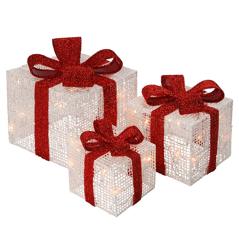 National Tree Company Gift Box Collection Standing Décor (MZC-395) image 1