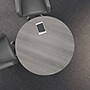 Bush Business Furniture 42W Round Conference Table with Wood Base, Platinum Gray (99TB42RPG)~#|#~B2E4972B-F548-437E-A3A7A9E6C760D068_sc7
