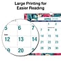 2026-2027 Excello Brands 8.5" x 11" Academic Monthly Wall Calendar, Teal Floral (NAY27-8511WC-17)~#|#~B2EB3D67-2CB1-40C0-B68A8761CE0CD50F_sc7