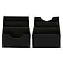 Household Essentials 3-Compartment Drawer Organizers, Black Linen, 2/Pack (7676-1)~#|#~B2EBA329-8E2A-4324-AB95344822025B0B_sc7