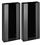 AdirMed Quad Box Vertical Glove Dispenser, Acrylic, Black, 2/Pack (902-04-BLK-2PK)~#|#~B2ECA5CA-173F-48C9-A9DCB233348D5523_sc7
