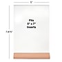 Excello Global Products Generic Holder, 5" x 7", Desktop/Countertop, Brown Acrylic (SGNH-WB-5X7)~#|#~B2ED5FCC-94DB-48EA-86ADAE5EB04472F7_sc7