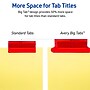 Avery Big Tab Insertable Paper Dividers, 5 Tabs, Buff  (11109)~#|#~B2EF62E1-4E2F-4603-AB75D0D506BF6299_sc7