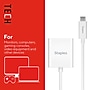 Staples TECH USB-C to VGA Audio/Video Adapter, Male to Female, White (ST62367)~#|#~B2EFDD51-052F-4424-82BA36552C8312A6_sc7