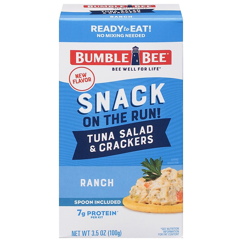 Bumble Bee Snack On The Run! Tuna Fish with Crackers, 3.5 oz., 12/Carton (AHF70777) image 1