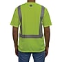 Ergodyne GloWear 8282 High Visibility Short Sleeve T-Shirt, ANSI Type R Class 2, Lime, 5XL (21839)~#|#~B2F5436C-539A-43A7-B27FAA61DEBBDC6C_sc7