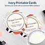 Avery Integrated Cards, 3" Dia., Matte Ivory, 300/Box (95333)~#|#~B2F72CE4-7BEB-4722-A3D52B2F564E7377_sc7