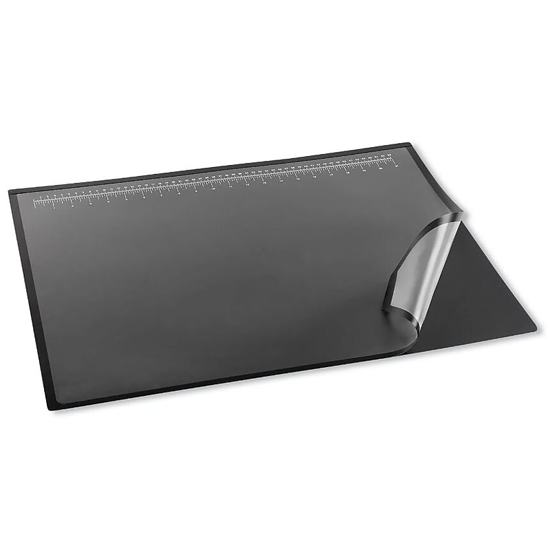 Artistic Logo Pad Anti-Slip Rubber Desk Pad, 22" x 17", Black (41700) image 1