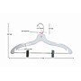Nahanco 17" Plastic Heavy Weight Suit Hanger, Clear, 100/Box (500RC)~#|#~B2FA2C85-D186-4377-97652688DE31D409_sc7