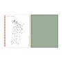 2025-2026 Blue Sky Oranges 8.5" x 11" Academic Year Weekly & Monthly Planner, Plastic Cover, Mint (155401)~#|#~B2FAF1D4-1C10-4DC1-B7D356BF1F321B67_sc7