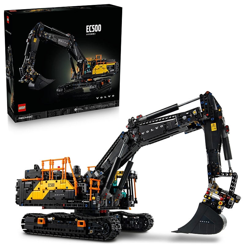 LEGO Technic Volvo EC500 Hybrid Excavator Set, 2359 Pieces (42215) image 1