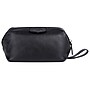 DOPP Business Class 8.25" Leather Toiletry Bag, Water Resistant, Black (06930D.BK)~#|#~B2FD70B1-87BE-4C15-9806F1B75AA2AA02_sc7