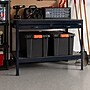 Iris 78 Quart Heavy Duty Store-It-All Plastic Latching Storage Tote,  Black (500216)~#|#~B3011A7B-A3DE-43FC-B52401DC80B505F7_sc7