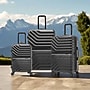 InUSA Aurum 3-Piece Hardside Spinner Luggage Set, TSA Checkpoint Friendly, Black (IUAURSML-BLK)~#|#~B302BC79-BC1B-4449-8D89B9E19BFFA28C_sc7