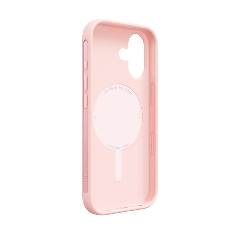 Belkin SheerForce Protect Series MagSafe Phone Case for iPhone 17, Shock Absorbing, Pink (MSA038FQPK) image 1