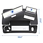FlexiSpot M7 Series 35"W Manual Rectangular Adjustable Standing Desk Converter, Black (M7-E-35B)~#|#~B305C453-2118-4FCA-ADED150FBE49CE59_sc7