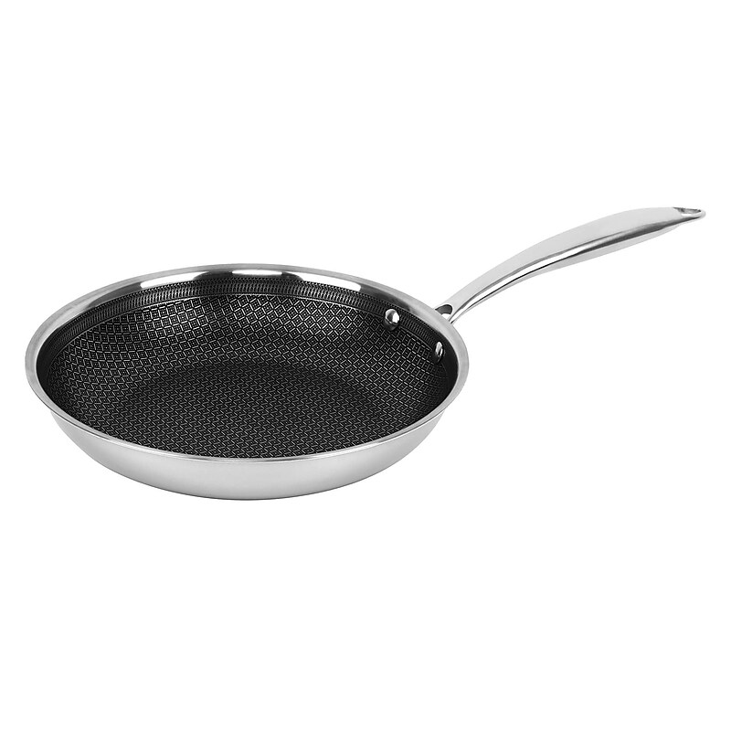 Brentwood 9.5" Frying Pan, Stainless Steel (B-FH24) image 1