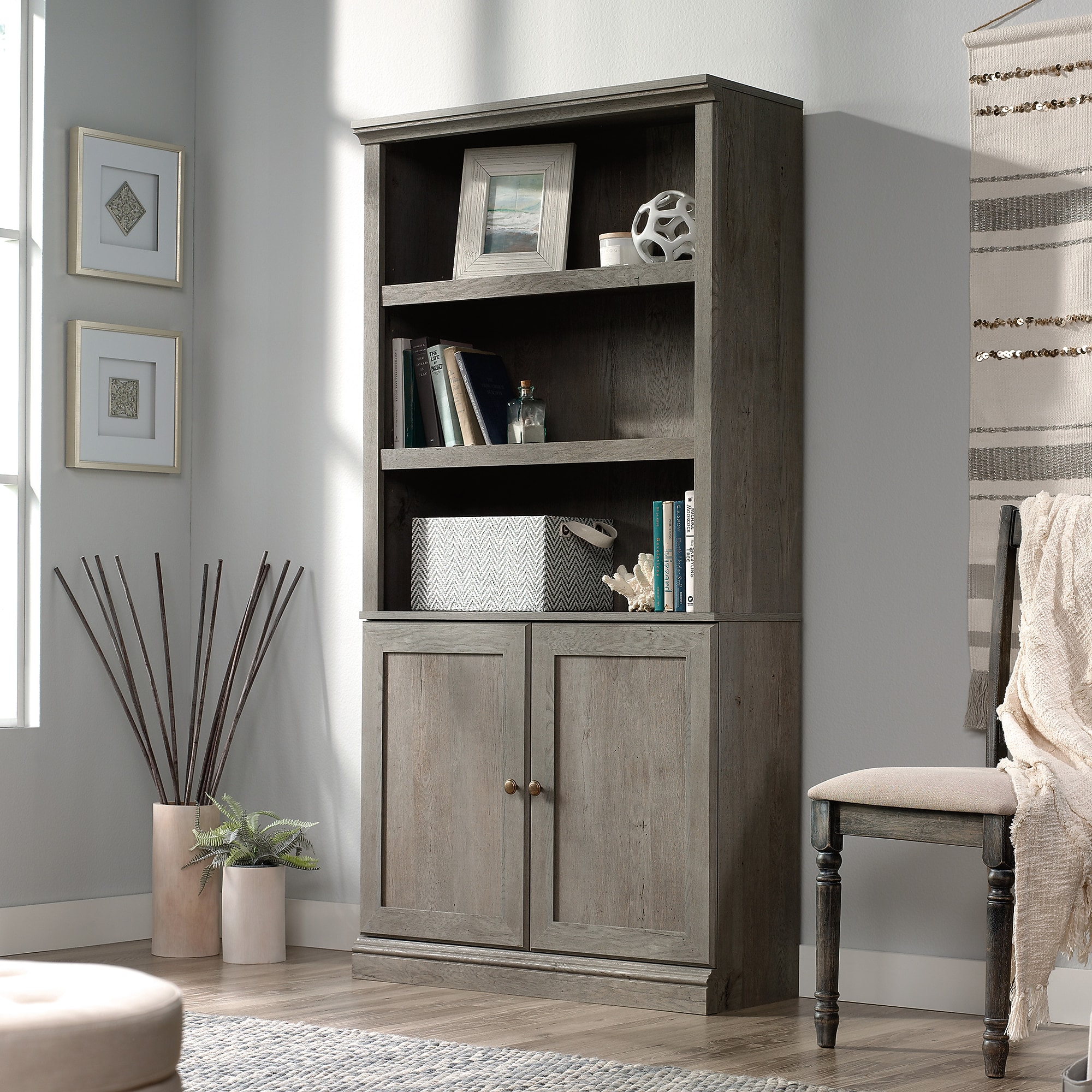 Sauder Select 70″H 5-Shelf Bookcase, Mystic Oak (426418) Sansujyuku sansujyuku.com