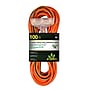 GoGreen Power 100' Indoor/Outdoor Extension Cord, 3-Outlet, 12 AWG, Orange (GG-15200)~#|#~B3148AA8-110F-44F0-BD33D3070397F512_sc7