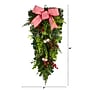 Nearly Natural Holiday Christmas Bells and Bow Artificial Swag, 26" (W1266)~#|#~B3151791-31DC-4AC1-A48609AFC406B0F6_sc7