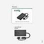 Plugable USB 3.0/USB-C to Dual HDMI Adapter, Black (UGA-HDMI-2S)~#|#~B31B7251-7227-4046-B51C0E75C98B6A40_sc7