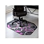 Anji Mountain Rug'd Refracted Carpet & Hard Floor Gaming Chair Mat, 36" x 48", Gray/Purple (AMB9113)~#|#~B31C0239-75EA-4741-A3FDA86EF9B0DD64_sc7
