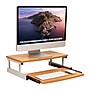 Mind Reader 2-Tier Monitor Stand with Sliding Keyboard Drawer, Brown (2TSLIDE-BRN)~#|#~B31E18B3-F501-49C9-99C901B2F32EB161_sc7
