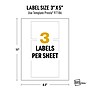 Avery Inkjet UltraDuty GHS Labels, 3" x 5", White, 150 Labels/Box (97186)~#|#~B31E249F-B4DE-4AC7-A1F6081A27C0FDFE_sc7
