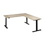 Bush Business Furniture Move 60 Series 72"W L Shaped Adjustable Standing Desk, Natural Elm (M6SL7278NEBK)~#|#~B3200625-D5F5-4510-BF01DD5821B4F3EF_sc7