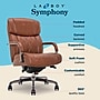 La-Z-Boy Symphony Ergonomic Bonded Leather Swivel Executive Chair, Cognac and Graphite (CCHR10013C)~#|#~B320EAB2-E9BF-4491-9B47A7DAE62A0A7D_sc7