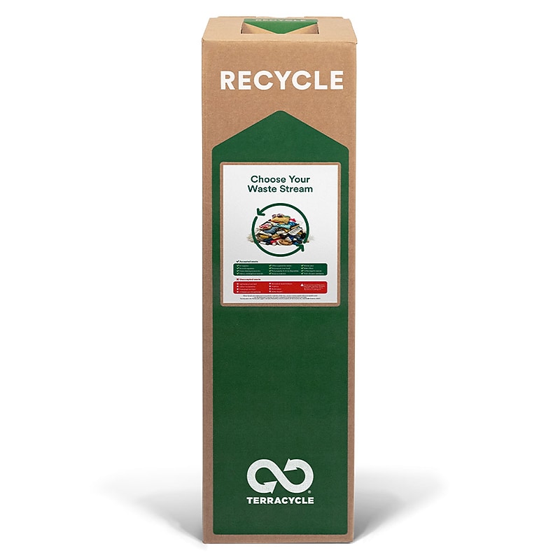 TerraCycle Cardboard All-In-One Zero Waste Box, 21 Gallon, Natural Kraft (CS24-M) image 1