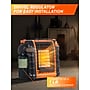 Commercial Heat 9000 BTU Portable Outdoor Radiant Propane Patio Heater, Orange (CHP9000O)~#|#~B32AE4AF-7F31-4902-97AEED36E4E88734_sc7
