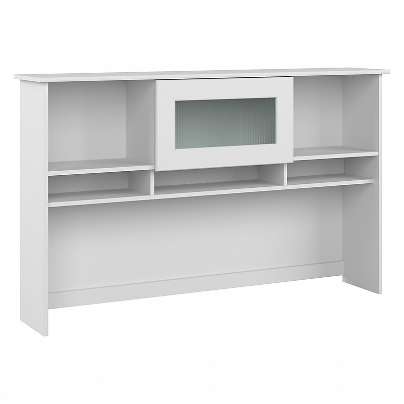 Bush Furniture Cabot 60"W Desktop Hutch, White (WC31931) image 1