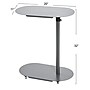Storied Home Modern Adjustable C-Shaped for Accessibility End Table, Grey (EC1119)~#|#~B32DB932-62EA-4BA1-90CB4CCBFCDA3BDD_sc7