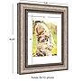 Amanti Art Lyla Ornate Silver 8" x 10" Polystyrene Picture Frame, Gray (A42677345456)~#|#~B32F48D1-FC64-4D17-A0EF54CF167AA989_sc7
