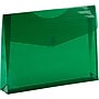 JAM Paper Premium Plastic Document File, Letter, Green, 3/Pack (218V2GRX3)~#|#~B3336640-EDFD-4DA1-805AC5D4A1AB6D49_sc7