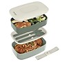 bentgo Classic All-in-One Bento Box, 3-Compartment, Khaki Green, 22 oz. (BENTGO-KG)~#|#~B333DFCC-BF05-42BA-B67B43588E17674B_sc7