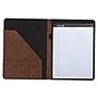 Samsill Faux Leather Padfolio, Tan/Brown (SAM71656)~#|#~B336C88F-5E11-441F-8C225C1A2DD6EB3D_sc7