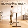 Union & Scale™ 55"W Electric Rectangular Adjustable Standing Desk with Micro Movements, White (UN62092)~#|#~B3375A8A-0F5C-4628-A692D64C85EE3276_sc7