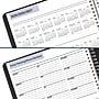 2026 AT-A-GLANCE DayMinder 8" x 11" 4-Person Daily Appointment Book, Faux Leather Cover, Black (G560-00-26)~#|#~B3393E8C-8526-4199-9F3DFAD8275E4982_sc7