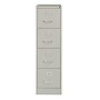 Hirsh Commercial 4-Drawer Vertical File Cabinet, Letter Size, Lockable, 52"H x 15"W x 26.5"D, Light Gray (14029)~#|#~B3397D6B-148B-4059-A2ADC0EF80F16B33_sc7