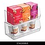 iDESIGN Medium Stackable Plastic Storage Bin, Clear, 3/Pack (29036M3)~#|#~B33A552F-2E9B-4240-B6799F4E62ACDE38_sc7