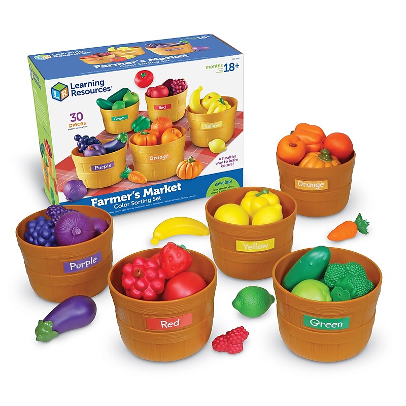Learning Resources Farmer's Market Gardening Kit, 30/Set (LER3060) image 1